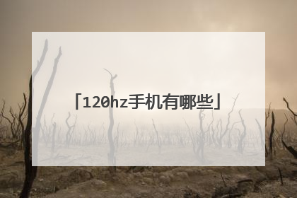 120hz手机有哪些