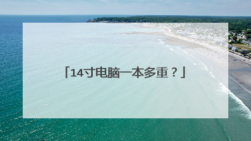 14寸电脑一本多重?
