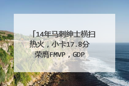 14年马刺绅士横扫热火，小卡17.8分荣膺FMVP，GDP组合数据如何？