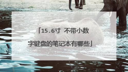 15.6寸 不带小数字键盘的笔记本有哪些