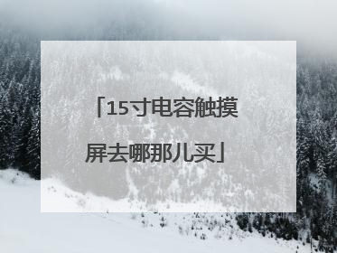15寸电容触摸屏去哪那儿买