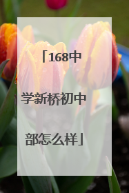 168中学新桥初中部怎么样