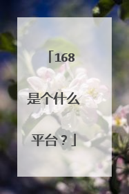 168是个什么平台？