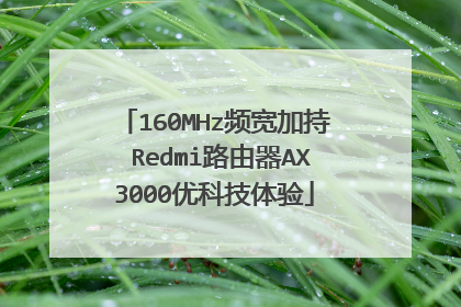160MHz频宽加持 Redmi路由器AX3000优科技体验