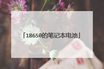 18650的笔记本电池