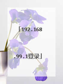 192.168.99.1登录