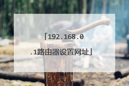 192.168.0.1路由器设置网址