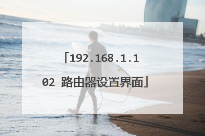 192.168.1.102 路由器设置界面