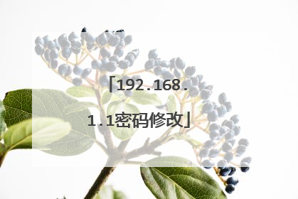 192.168.1.1密码修改