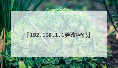 192.168.1.1更改密码
