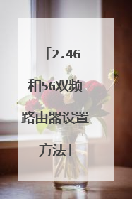 2.4G和5G双频路由器设置方法