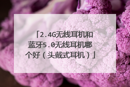2.4G无线耳机和蓝牙5.0无线耳机哪个好（头戴式耳机）