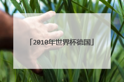 2010年世界杯德国