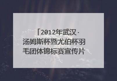 2012年武汉·汤姆斯杯暨尤伯杯羽毛团体锦标赛宣传片背景音乐的名字?