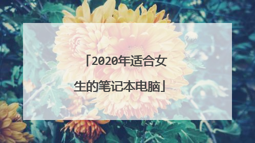 2020年适合女生的笔记本电脑