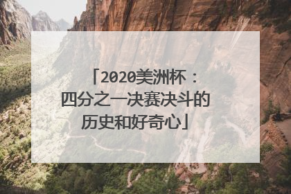 2020美洲杯：四分之一决赛决斗的历史和好奇心