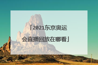 2021东京奥运会直播回放在哪看