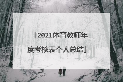 2021体育教师年度考核表个人总结