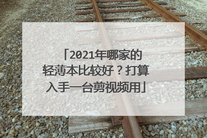 2021年哪家的轻薄本比较好?打算入手一台剪视频用