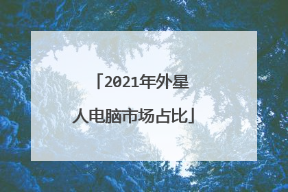 2021年外星人电脑市场占比