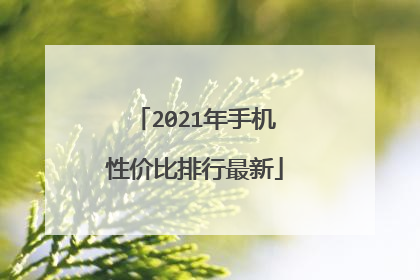 2021年手机性价比排行最新