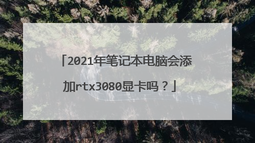 2021年笔记本电脑会添加rtx3080显卡吗?