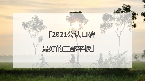 2021公认口碑最好的三部平板