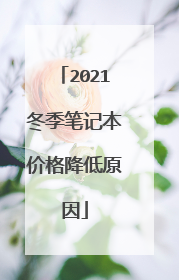 2021冬季笔记本价格降低原因