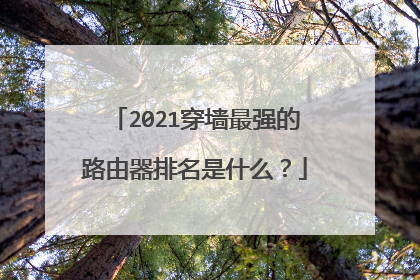 2021穿墙最强的路由器排名是什么？