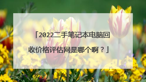 2022二手笔记本电脑回收价格评估网是哪个啊?