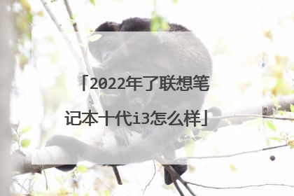 2022年了联想笔记本十代i3怎么样