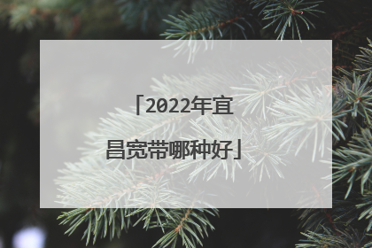 2022年宜昌宽带哪种好