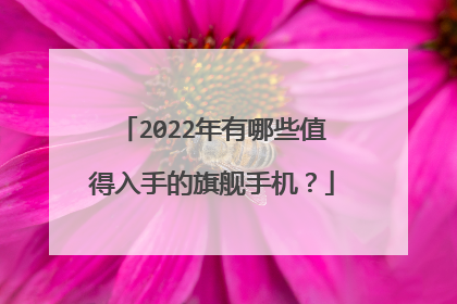 2022年有哪些值得入手的旗舰手机?