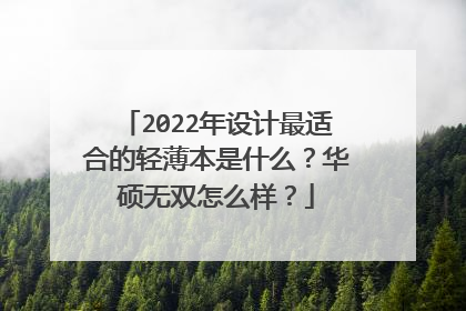 2022年设计最适合的轻薄本是什么?华硕无双怎么样?