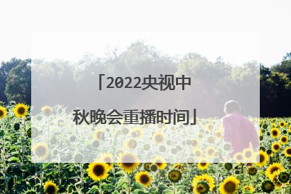 2022央视中秋晚会重播时间