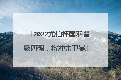 2022尤伯杯国羽晋级四强，将冲击卫冕
