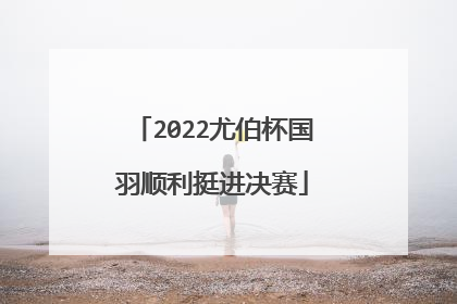 2022尤伯杯国羽顺利挺进决赛