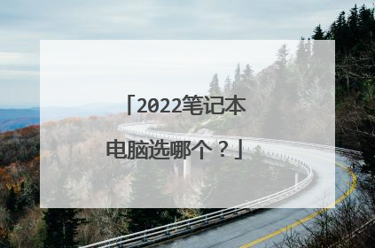 2022笔记本电脑选哪个?