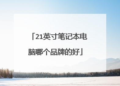 21英寸笔记本电脑哪个品牌的好