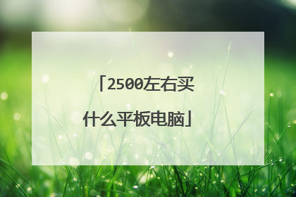 2500左右买什么平板电脑
