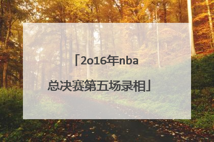 2o16年nba总决赛第五场录相