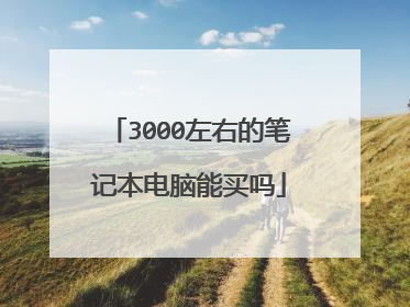 3000左右的笔记本电脑能买吗