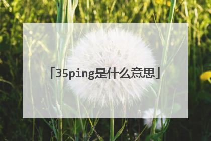 35ping是什么意思