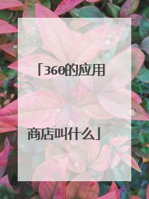 360的应用商店叫什么