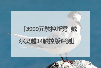 3999元触控新秀 戴尔灵越14触控版评测