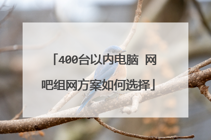 400台以内电脑 网吧组网方案如何选择