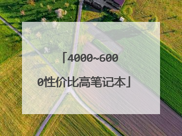 4000~6000性价比高笔记本