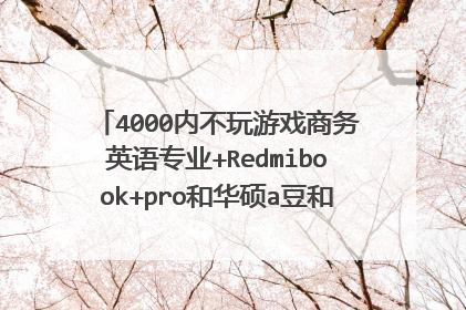 4000内不玩游戏商务英语专业+Redmibook+pro和华硕a豆和联想小新还有戴尔选哪?
