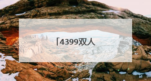 4399双人小游戏大全