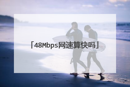 48Mbps网速算快吗